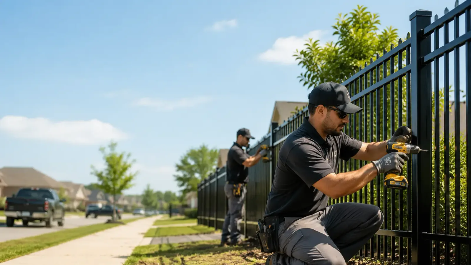 Metal Fence Installation in Woodsboro, TX